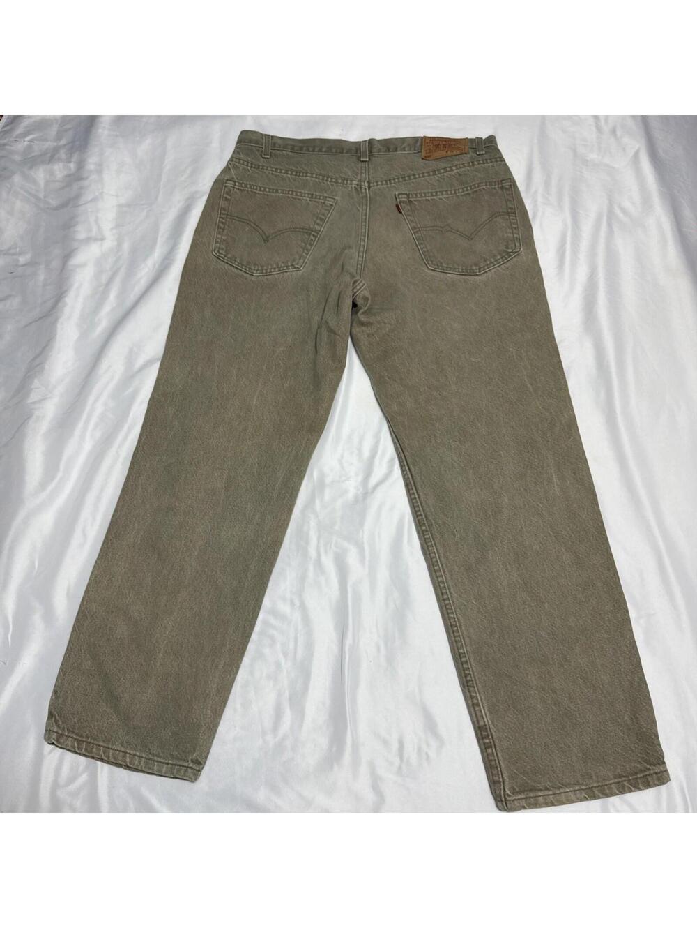 Vintage 1999 Levi’s 550 Relaxed Fit Jeans Made In USA 38 X 30 Red Tab Very Good - Picture 12 of 15